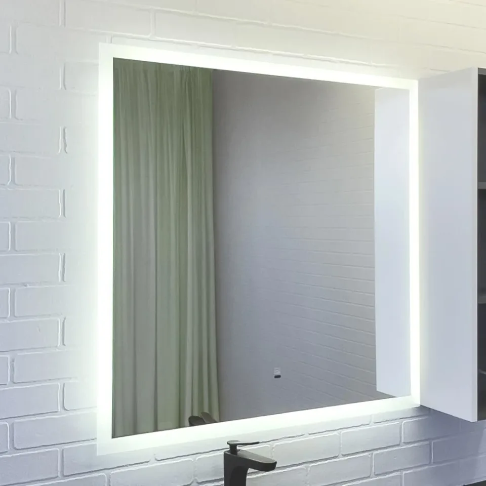 Зеркало Comforty Эдельвейс 90 LED-подсветка, бесконтактный сенсор