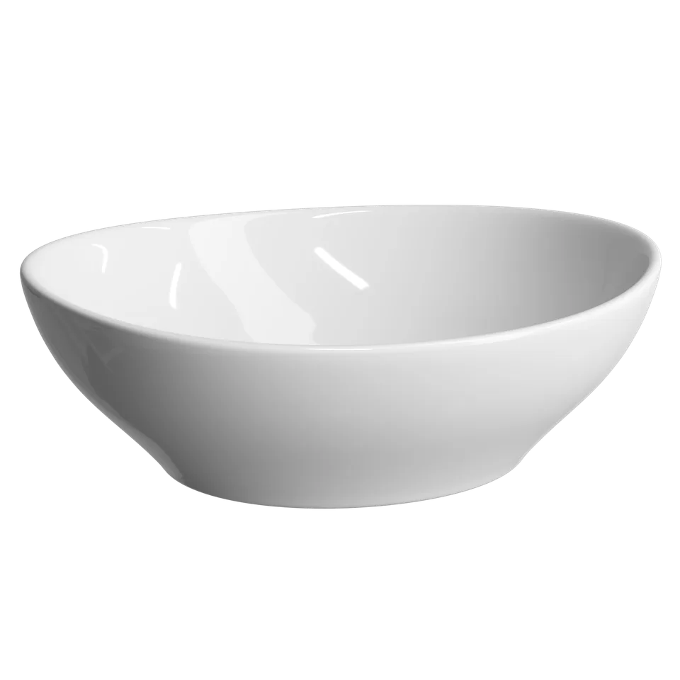 Раковина из сантехнического фарфора Ceramica Nova Элемент (Element) 41 см CN6016 накладная цвет белый