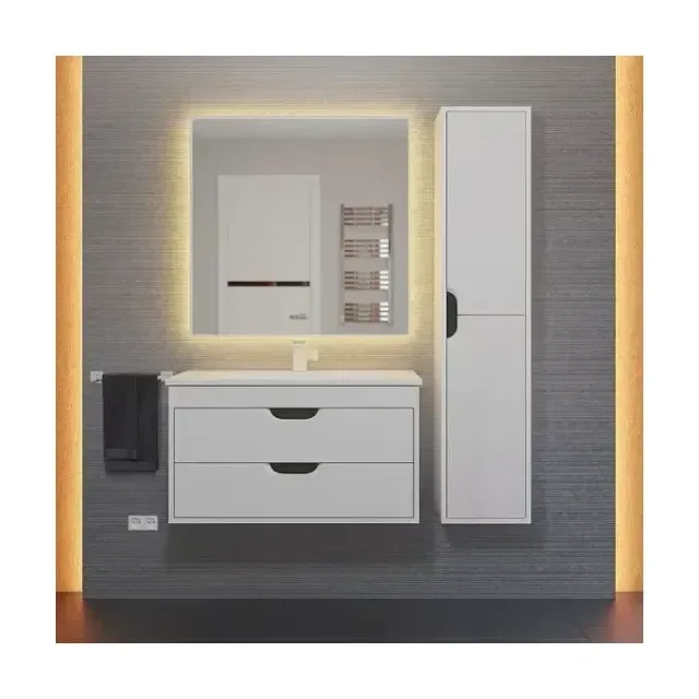 Комплект мебели Uperwood Modul 80 белый/графит матовый