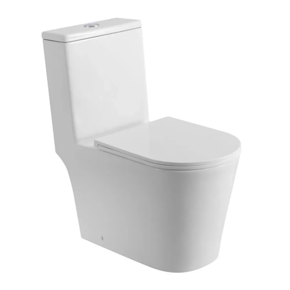 Унитаз-моноблок BelBagno Тре (Tre) BB673CP-MN-TOR/SC со смывом Торнадо 36*70 с крышкой-сиденьем плавное закрывание