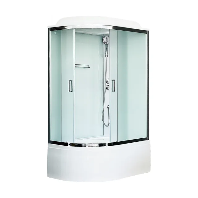 Душевая кабина RB 8120BK5-WC-CH (белое/матовое) правая