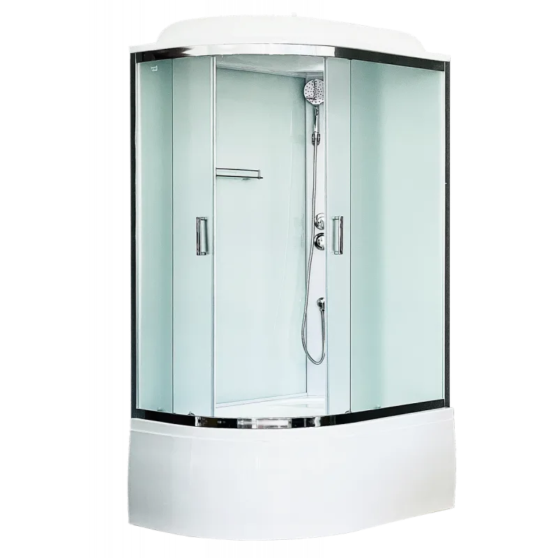 Душевая кабина RB 8120BK5-WC-CH (белое/матовое) правая