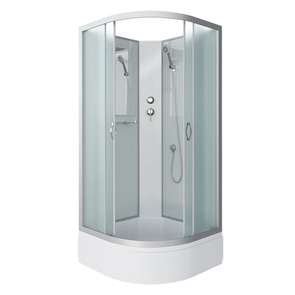 Душевая кабина Niagara Classic NG-3301-14BK (90х90х200) средний поддон(26см),стекло матовое,4 места