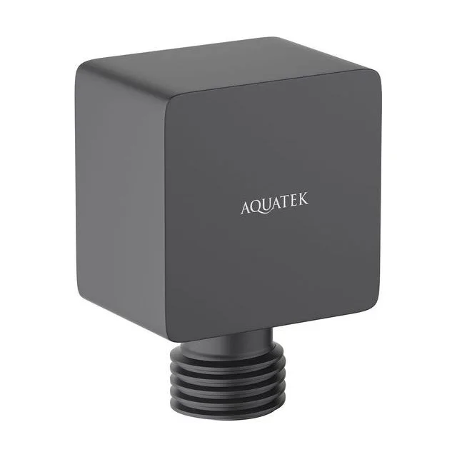 Шланговое подсоединение AQUATEK, матовый черный AQ2459MB