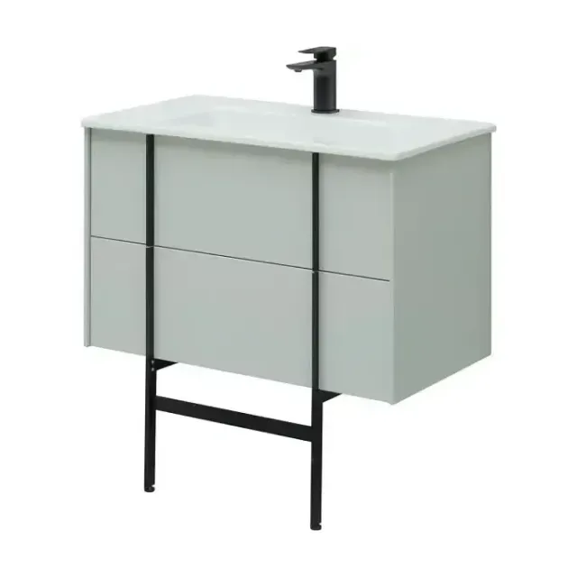 Тумба с раковиной Allen Brau Reality 1.32005.PWM 80 папирус матовый без ножек
