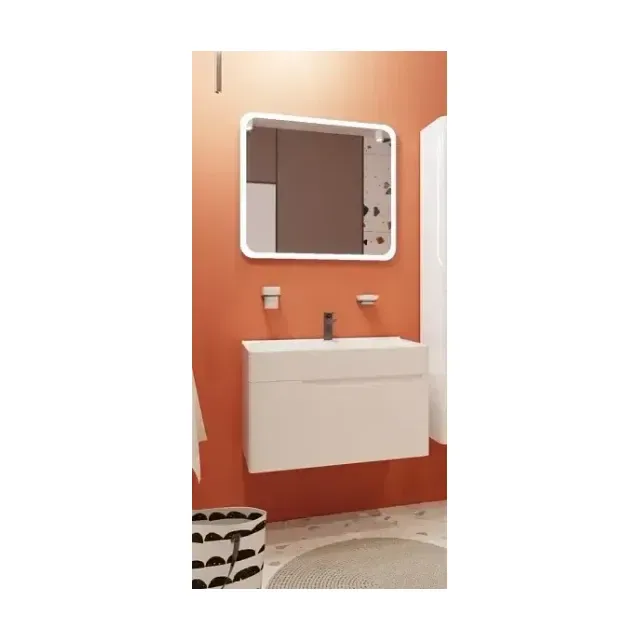 Комплект мебели Эстет Kare Luxe 80 белый/на выбор подвесной 1 ящик