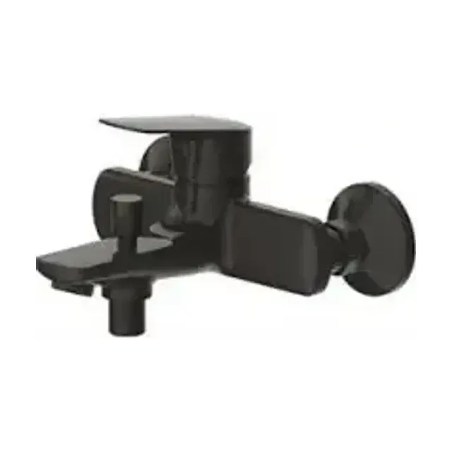 Смеситель Bravat Rhein F6429564BW-01-ENG для ванны и душа черный матовый