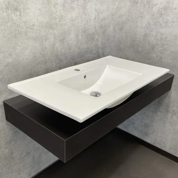 Встраиваемая раковина Comforty 90E 91*46 белая