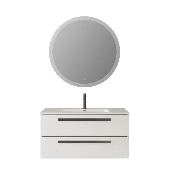 Комплект мебели Cezares Эко-Кер (Eco-Cer) 100 белый матовый (раковина CZR-8095-100)