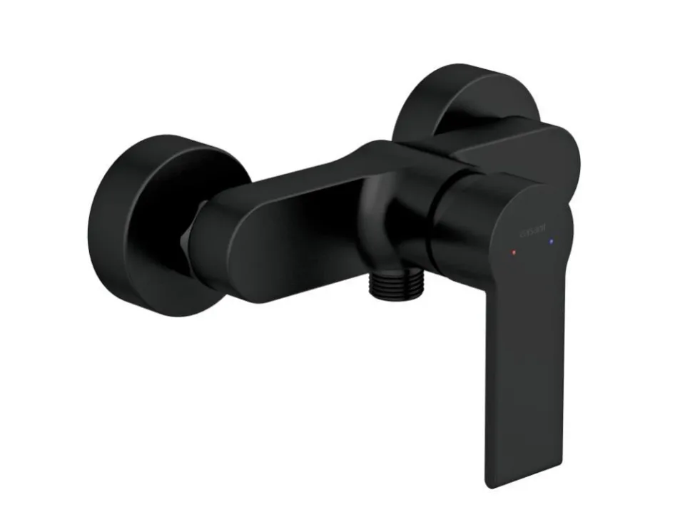 Смеситель Cersanit Браско (Brasko) Блэк (Black) 63109 для душа без душевых аксессуаров черный