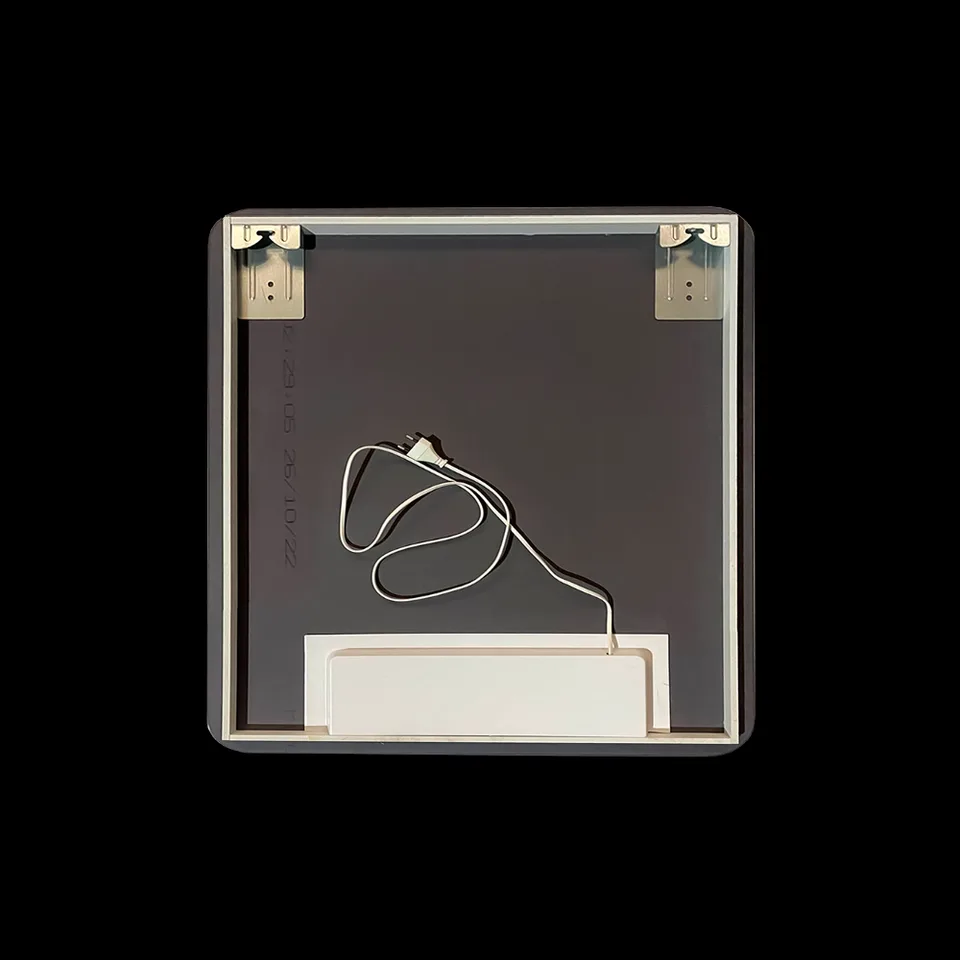 Зеркало с подсветкой VLM-3BE8008-2 800х800 c сенсорным выключателем и диммером, антизапотевание
