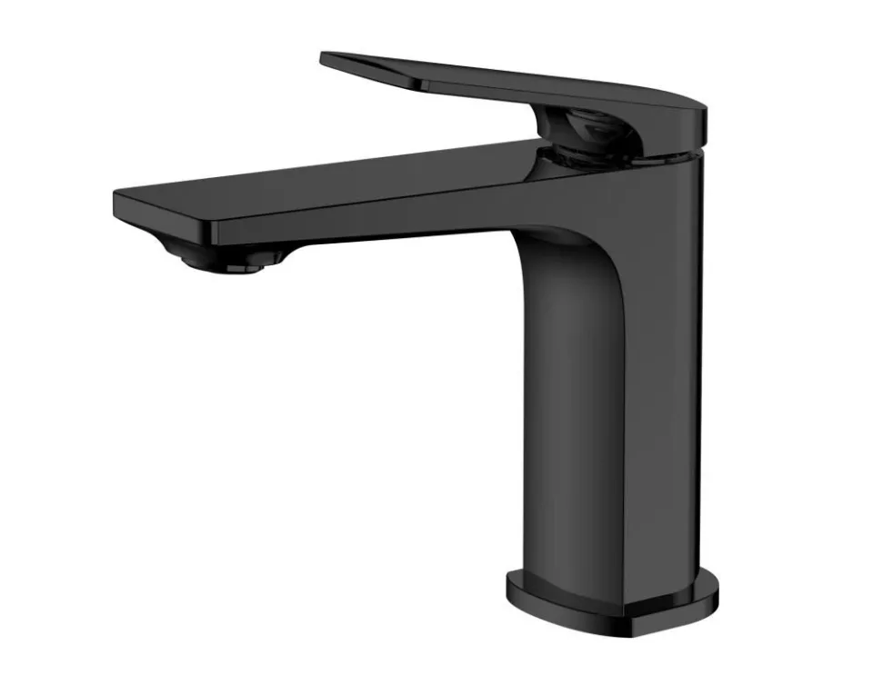 Смеситель Knotlor Сила/Vigor KN-70/BL для раковины черный матовый
