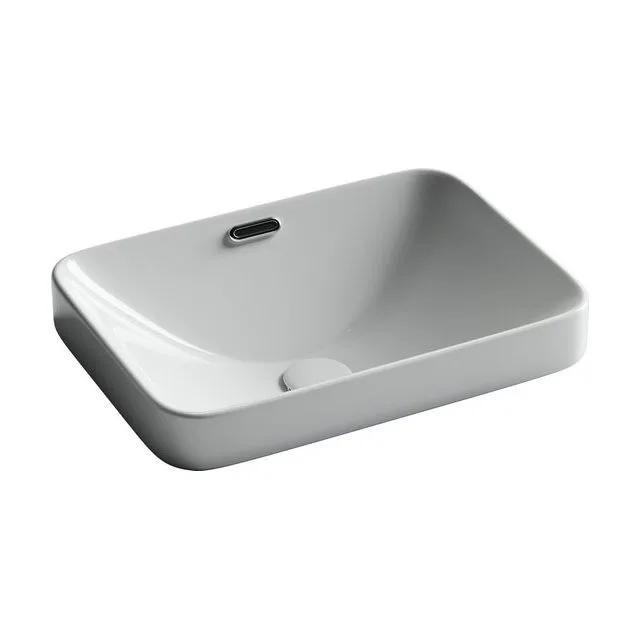 Раковина из сантехнического фарфора Ceramica Nova Элемент (Element) 46 см CN6078 встраиваемая цвет белый