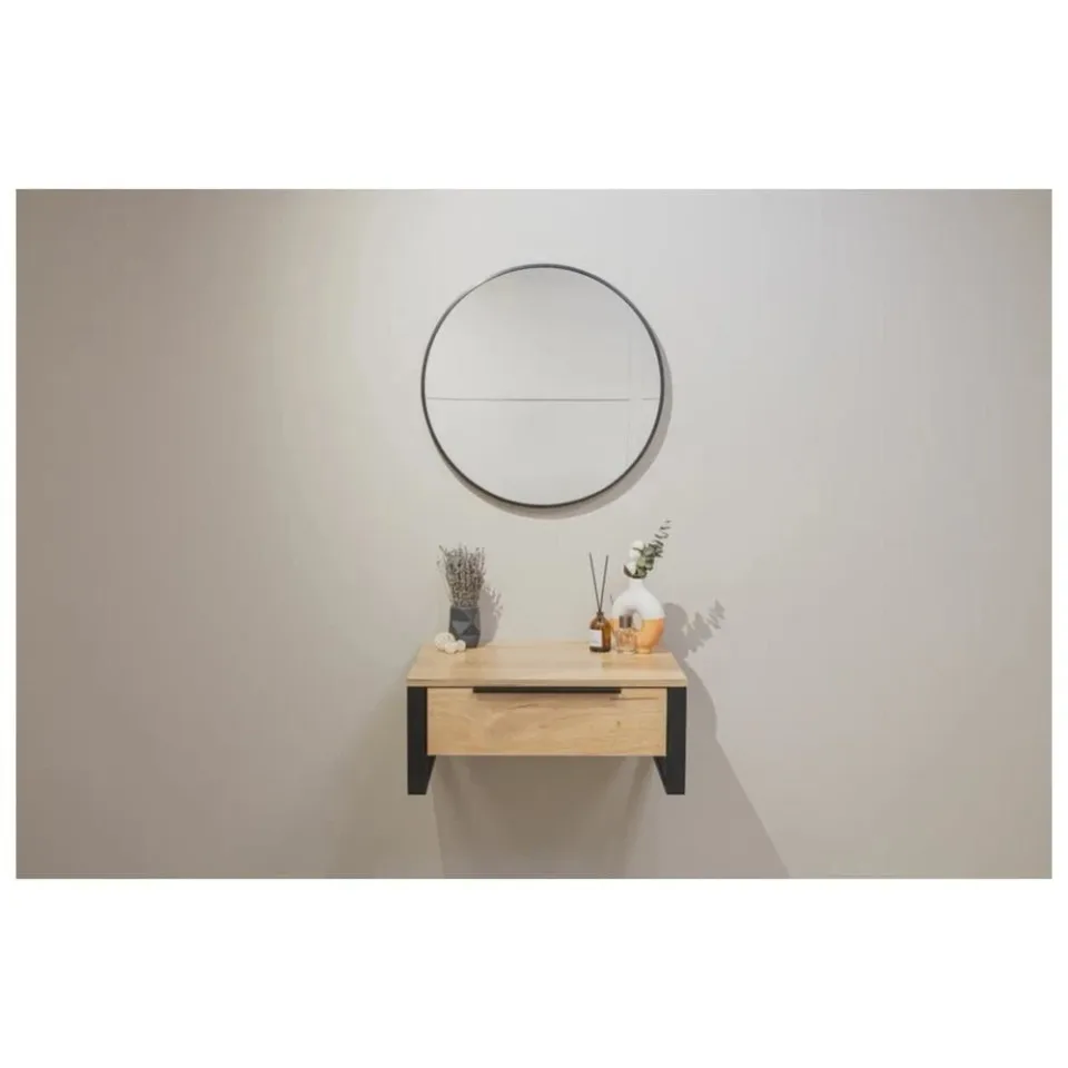 Зеркало Silver Mirrors Selena 60 черный матовый