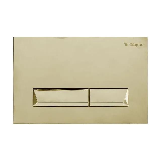 Кнопка смыва BelBagno MARMI BB013-MR-ORO, цвет-золото