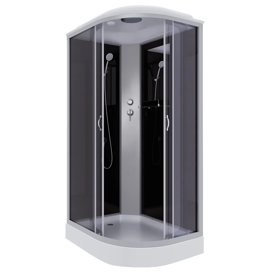 Душевая кабина Niagara Classic NG-3512-14L (120х80х215) низкий поддон(13см),стекло тонированное,3 места