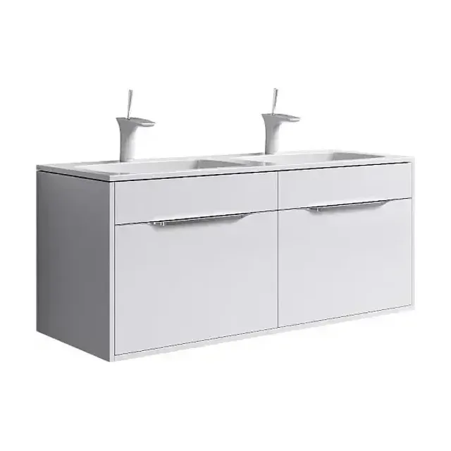 Тумба с раковиной Aqwella 5 stars Malaga 120 белый глянец