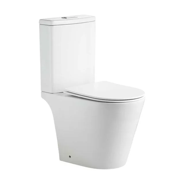 Унитаз-компакт напольный безободковый с бачком AQUATEK ЛИБЕРТИ AQ2999T-00, 600*390*805мм, смыв ТОРНАДО, горизонтальный выпуск, тонкое сиденье с механизмом плавного закрывания, крепеж