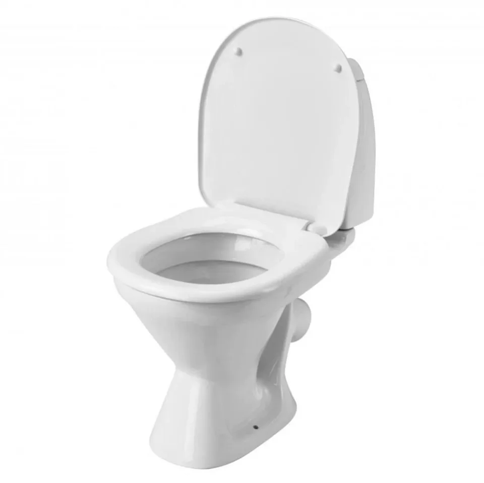 Унитаз-компакт Santek Римини 33,3*57,7 с крышкой-сиденьем однорежимный