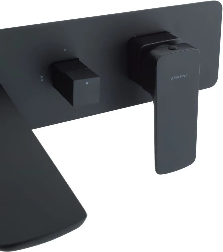 Смеситель Allen Brau Infinity 5.21007-31 для ванны и душа скрытый монтаж черный матовый