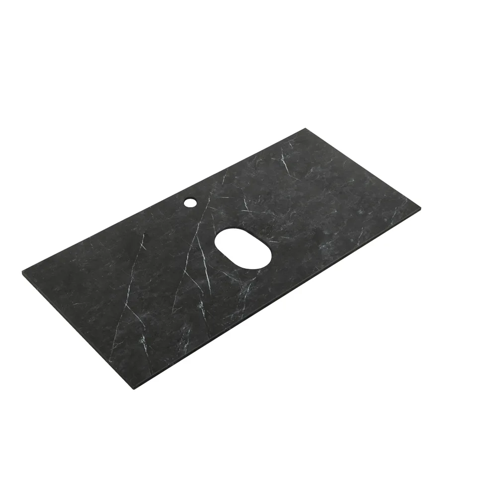 Столешница из керамогранита CEZARES SLD-100/48-MNO Marmo Nero Opaco