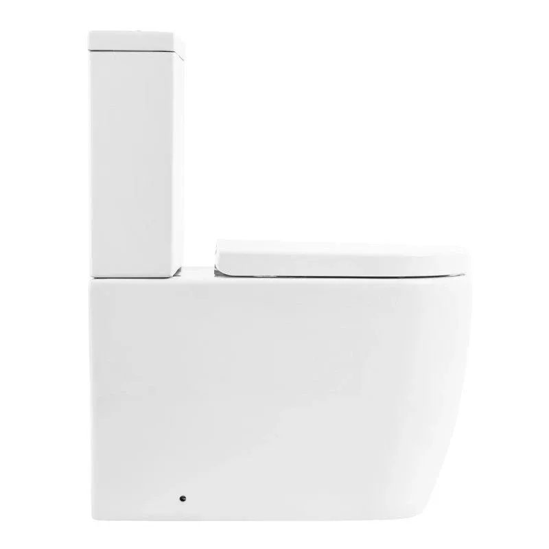 Унитаз-компакт BelBagno Марино (Marino) BB105CPR безободковый,горизонтальный выпуск с крышкой-сиденьем BB865SC