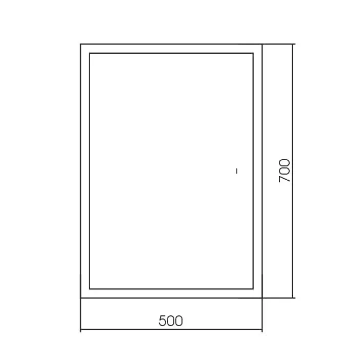 Зеркало Silver Mirrors Norma neo 50*70 с Led-подсветкой инфракрасный выключатель
