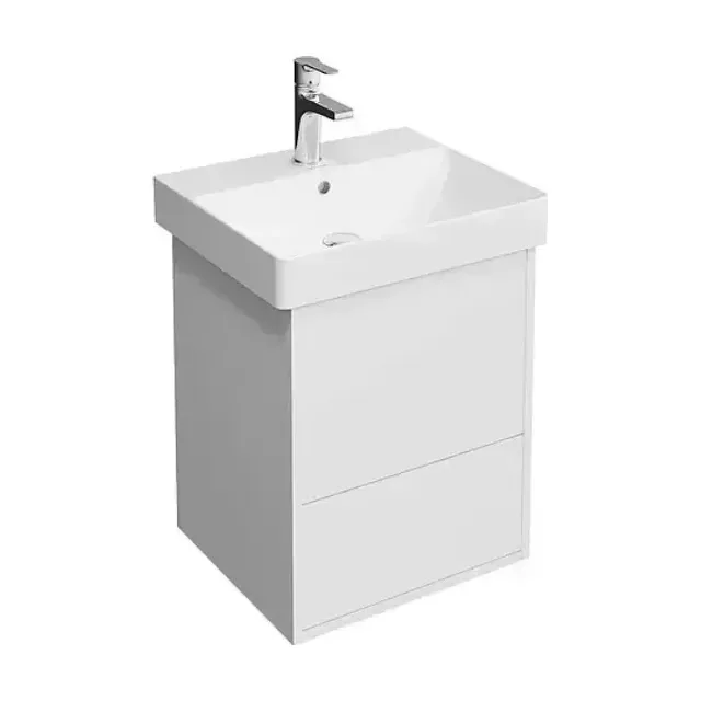 Тумба с раковиной Kerama Marazzi Pro 50 белая, 2 ящика