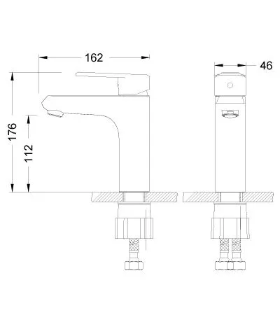 Смеситель Lemark Point LM0306C для раковины