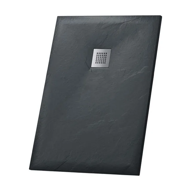 Душевой поддон Grossman Strong GR-S280100Q (80х100) из искусственного камня,прямоугольный,графит