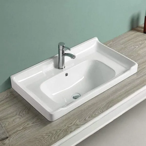 Встраиваемая раковина Comforty 9335-80 82*47 белая