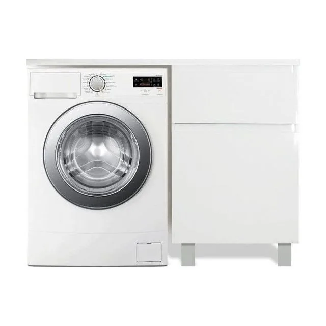 Тумба с раковиной напольная 2 ящика Эстет Dallas Luxe 115 R Белый ФР-00002299