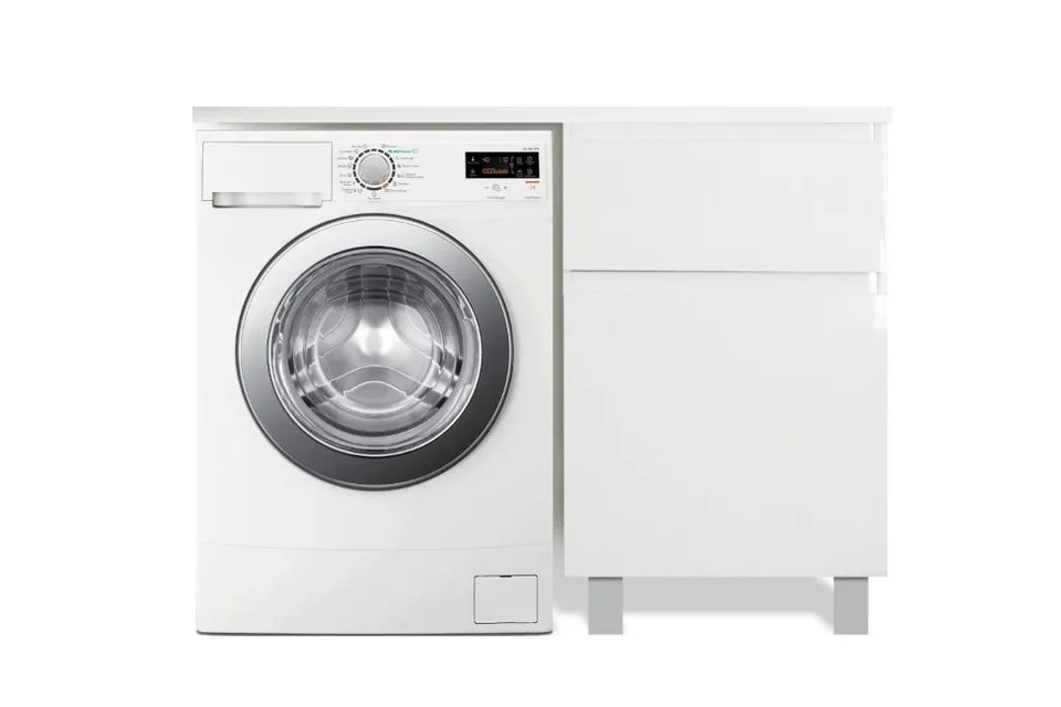 Тумба с раковиной напольная 2 ящика Эстет Dallas Luxe 100 R Белый ФР-00002316