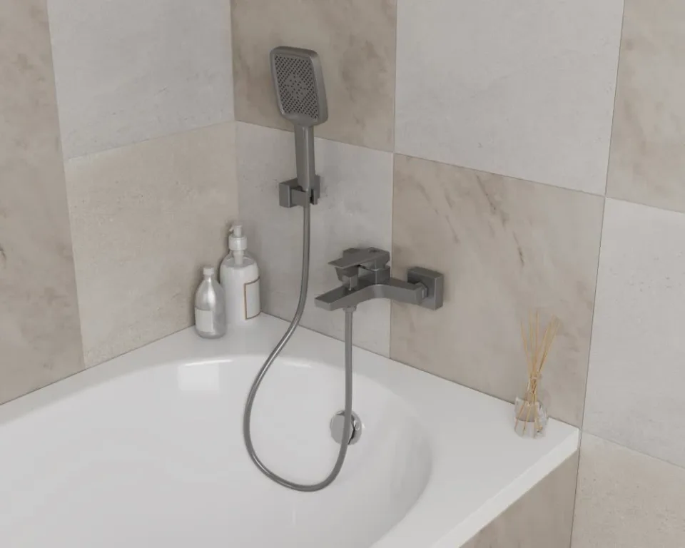 Смеситель Rush Thira TR3635-44Grey для ванны и душа графит
