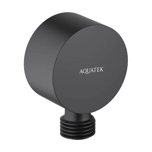 Шланговое подсоединение AQUATEK, матовый черный AQ2457MB