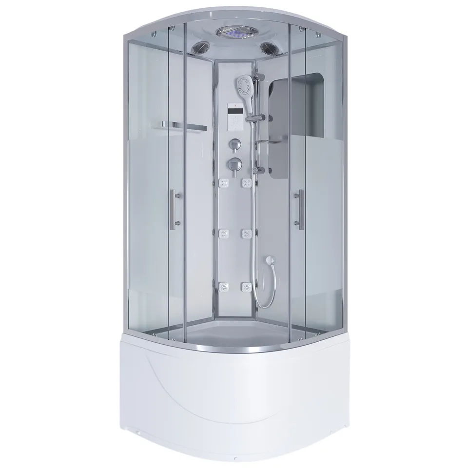 Душевая кабина Niagara Ultra NG-309-01 (100х100х220) высокий поддон(48см),стекло матовое,4 места