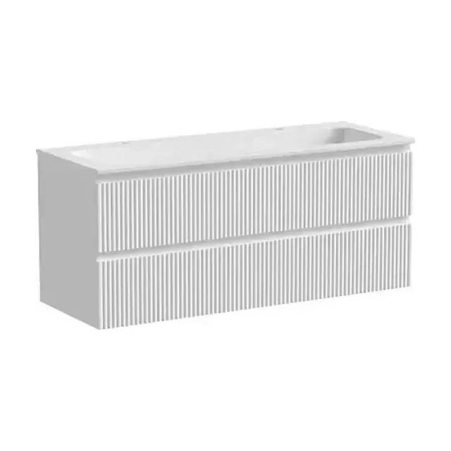 Тумба с раковиной Sancos Сноб Р/Snob R 120 Bianco (раковина Element CN7016)
