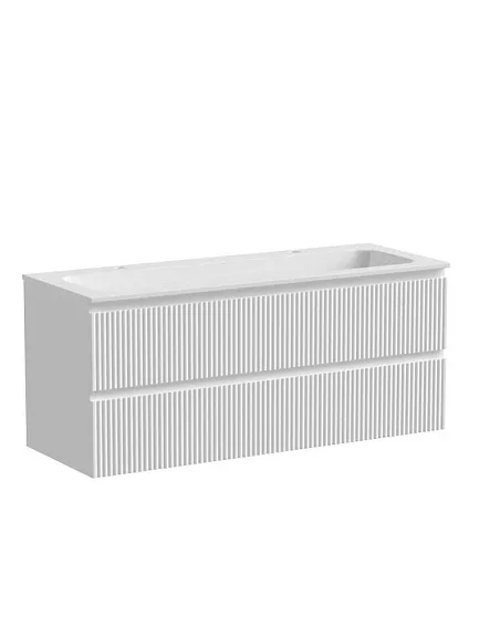 Тумба с раковиной Sancos Сноб Р/Snob R 120 Bianco (раковина Element CN7016)