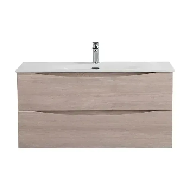 Тумба с раковиной BelBagno Marino-Cer-N 100 дуб серый