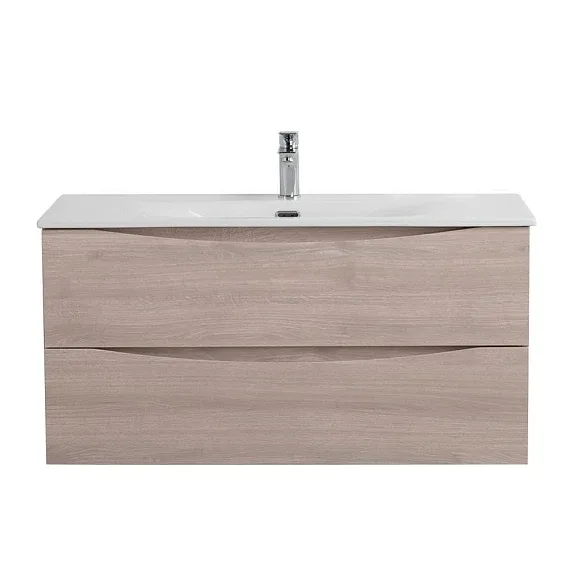 Тумба с раковиной BelBagno Marino-Cer-N 100 дуб серый