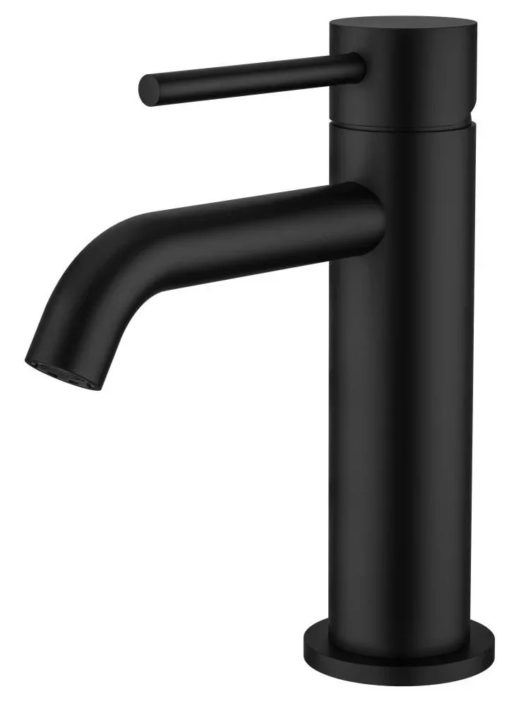 Смеситель Knotlor Затмение/Eclipse SS-20/BL для раковины черный матовый