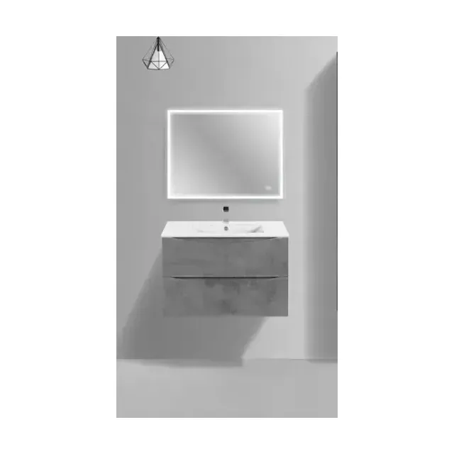Комплект мебели Vincea Миа (Mia) Слим (Slim) 80 бетон