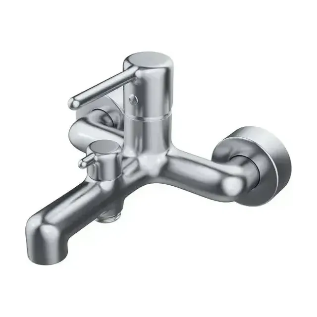 Смеситель Iddis Эйгер (Aiger) AIGBC00i02WA для ванны и душа, хром матовый, без душевых аксессуаров