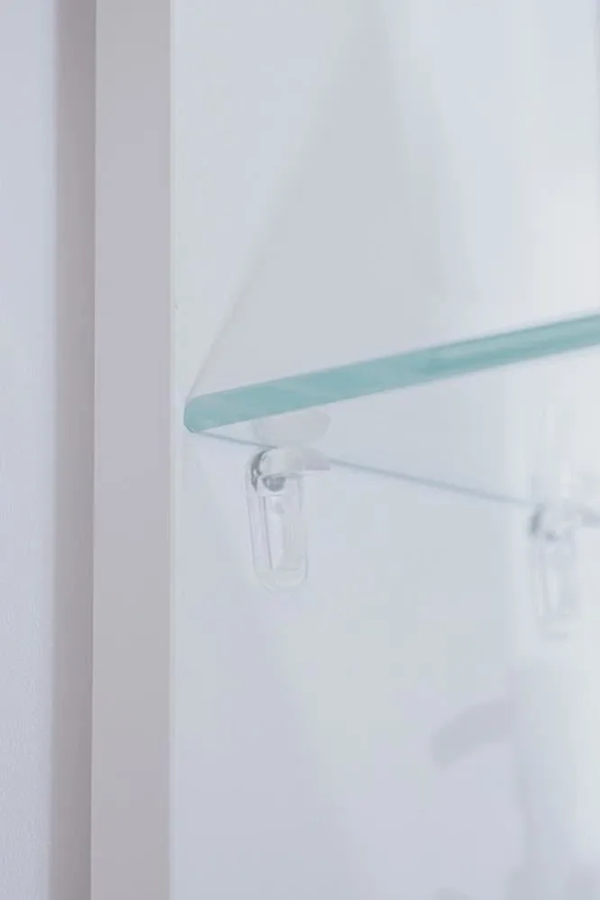 Зеркало-шкаф Silver Mirrors Фиджи 70*80 с Led-подсветкой, часами и антизапотеванием, L