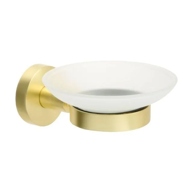 «COMFORT GOLD» Мыльница стекло золото-сатин FX-87008 Fixsen