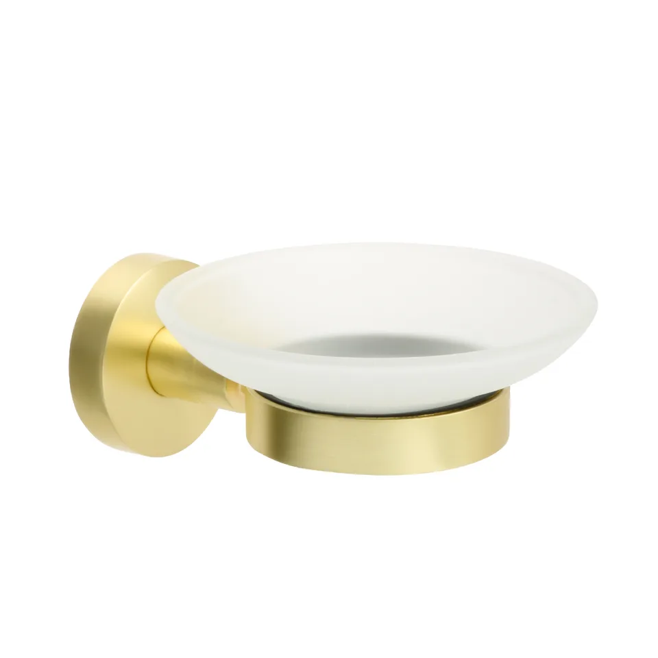 «COMFORT GOLD» Мыльница стекло золото-сатин FX-87008 Fixsen