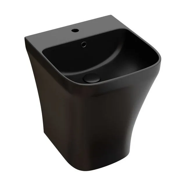 Раковина из сантехнического фарфора Ceramica Nova Дион (Dion) 37 см CN6067MB подвесная цвет черный матовый