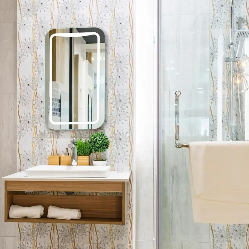 Зеркало Silver Mirrors Турин 40*70 с Led-подсветкой сенсорный выключатель