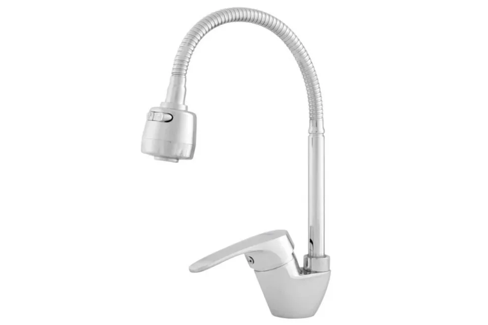 Смеситель Rusant RK330255-0 для кухни с гибким изливом хром