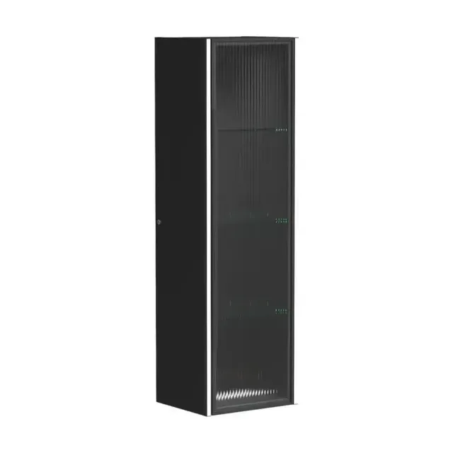 Пенал Equil Стоун/Stoune 36 LED L/R подвесной, дуб черный